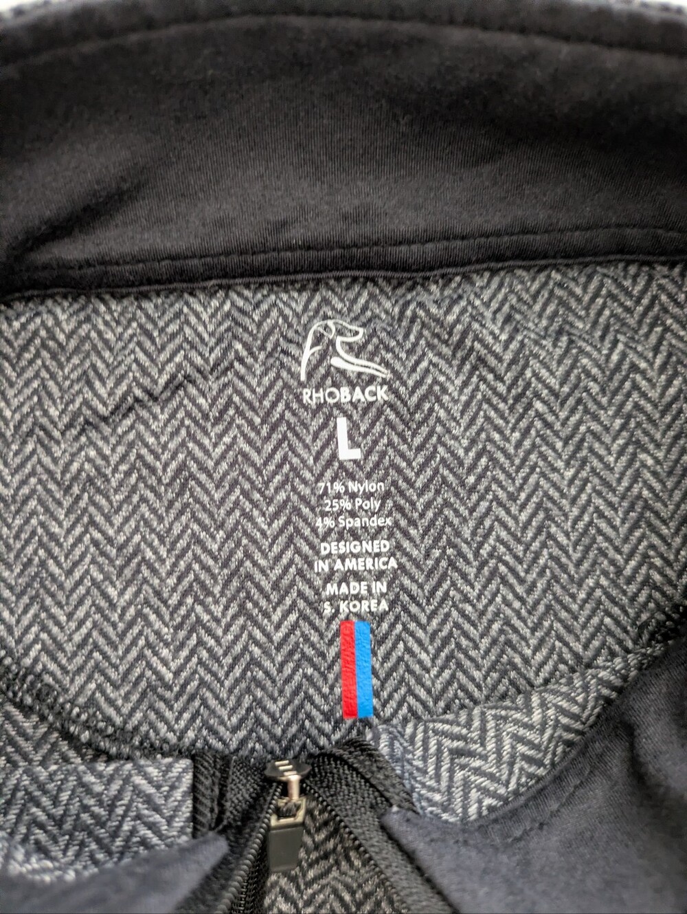 Charcoal Rhoback Quarter-Zip Pullover (L) - Picture 2 of 5